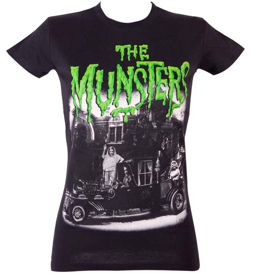 Rock Rebel Ladies The Munsters Family Hotrod T-Shirt from