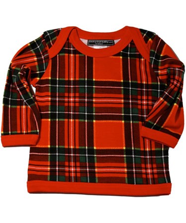 Tartan long sleeve t-shirt