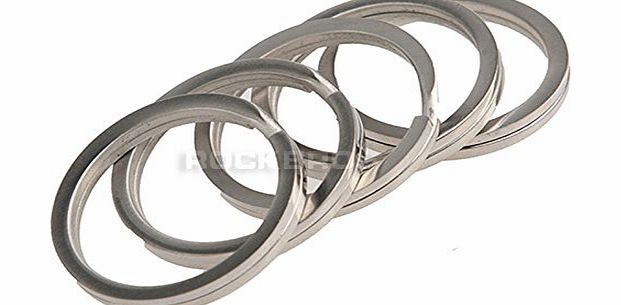 ROCKBROS  Titanium Ti Key Chain Key Ring Split Ring Size S 5pcs