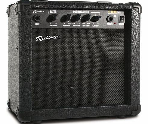 Rockburn 15 Watt Bass Guitar Amplifier
