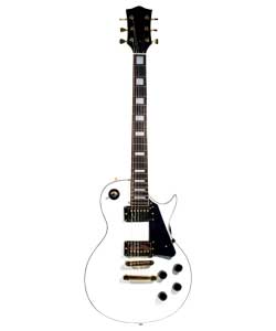 Custom LP Electric Guitar White