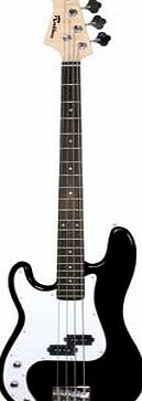 Rockburn Left Hand Bass Guitar - Black
