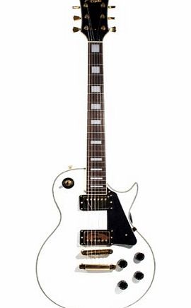 Rockburn LP 3 Style Guitar - White