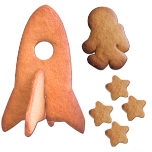 Rocket Cookie Cutters