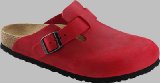 Rocket Dog BIRKENSTOCK Boston, Clogs, Waxy Leather, Red, Narrow Width, Size 39