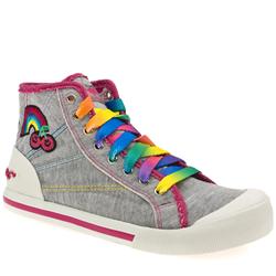 Rocket Dog Female Jabba Fabric Upper Alternative in Light Grey