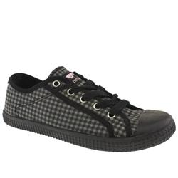Female Rocket Dog Snippy Fabric Upper Low Heel Shoes in Black