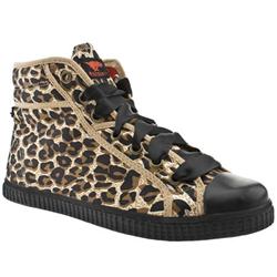 Rocket Dog Female Screamout Leopard Fabric Upper Casual in Beige and Brown