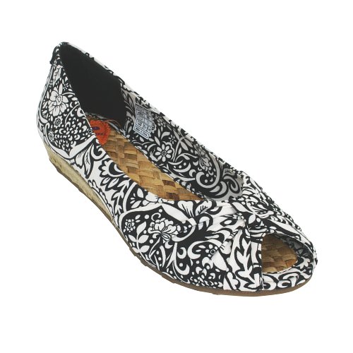 Ladies Rocket Dog Nik Nak Custom Print Shoe Black