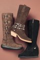 shusse toggle fastening high leg boots