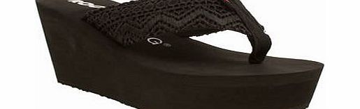 Rocket Dog womens rocket dog black diver lima crochet