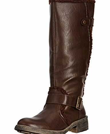 Rocket Dog Womens Teyla Slouch Boots Dark Brown 8 UK, 41 EU