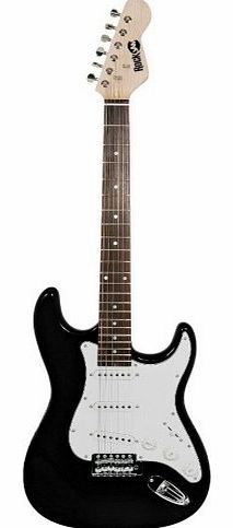 Rockjam Full Size Black Electric Guitar- Bundle Pack