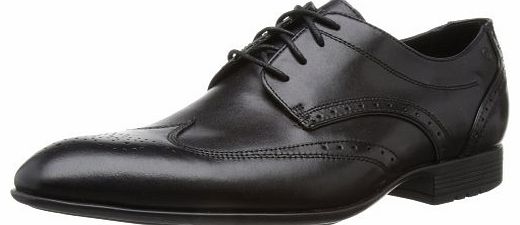 Mens Dialed In Wingtip Black Shoe K74000 10.5 UK