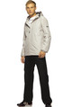 mens zip fastening hooded jacket