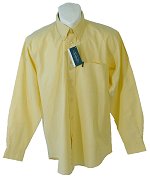Rockport Oxford Shirt Lemon Size Large