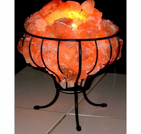 RockSalt Himalayan Rock Salt Iron Fire Basket 2-3kg