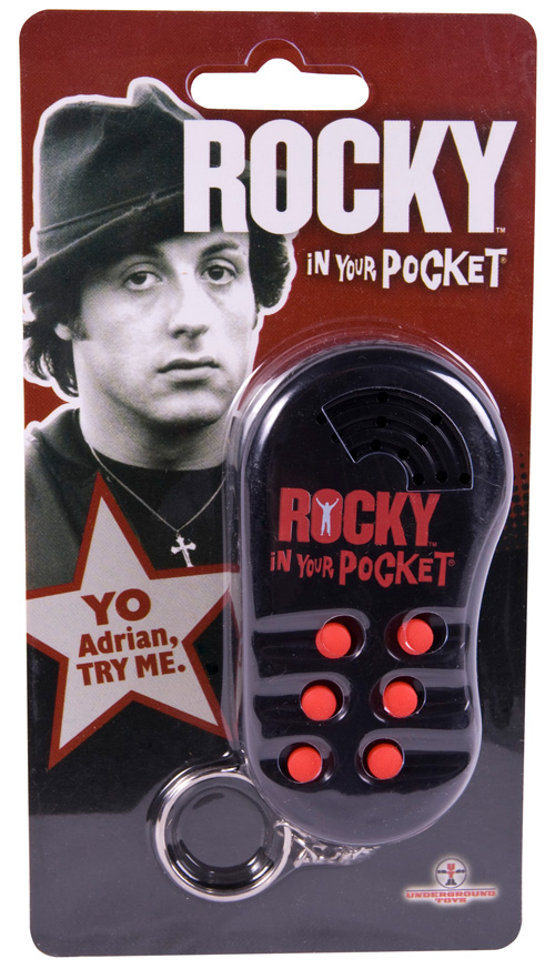 Rocky In Your Pocket Talking Keyring