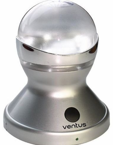 Ventus VIP7327 Eco Lantern and 12 Volt Car Charger Silver/Chrome