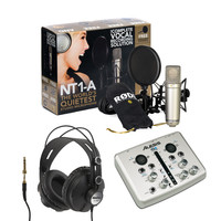 Rode NT1-A and Alesis iO2 Vocal Recording Bundle