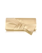 Rodo Front Bow Satin Evening Clutch