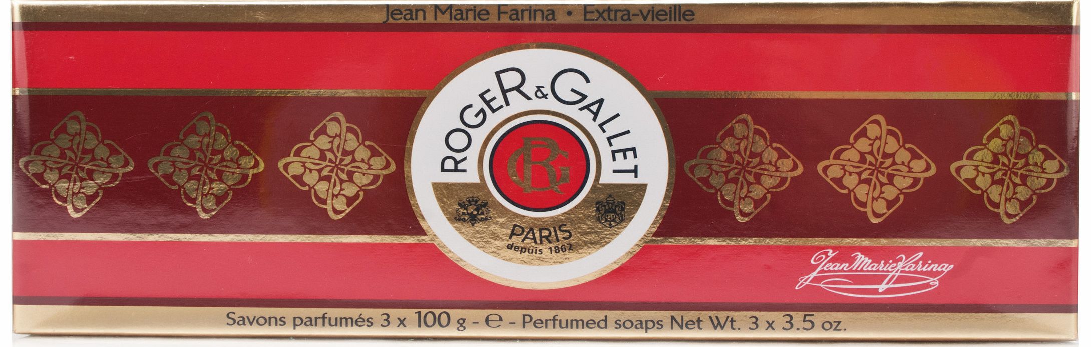 Roger and Gallet Jean-Marie Farina Soap Coffret