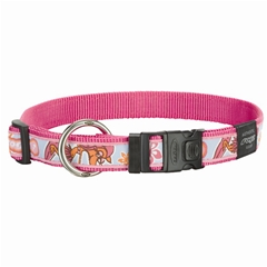 Rogz Large Rogzette Pink Nylon Dog Collar by Rogz