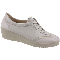 Female 1084 Leather Upper Leather Lining Casual Shoes in Ivory, Multi