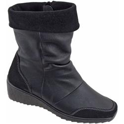 Rohde Female 9340 Leather Upper Casual in Black, Brown