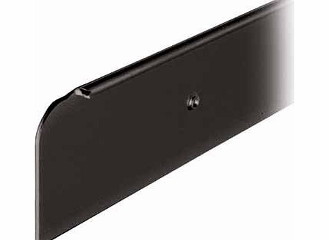 Rolabond Kitchen Worktop Trim End Cap Black 40mm x 630mm supplied by Discount Hardware UK
