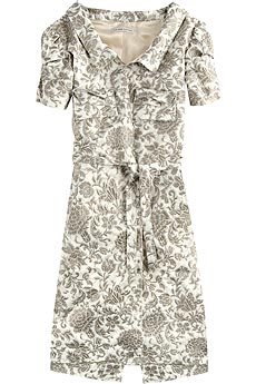 Roland Mouret Biscay embossed satin brocade coat dress