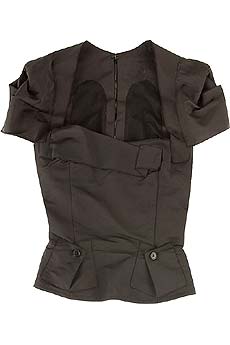 Igerdale taffeta draped top