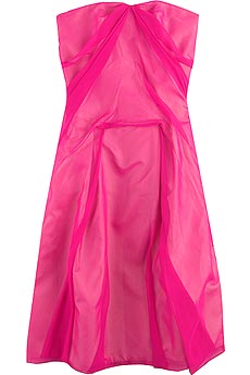 Roland Mouret Kaanapali strapless chiffon dress