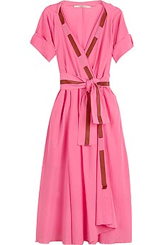Roland Mouret Opal cotton wrap dress