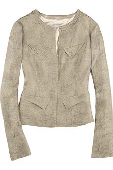 Roland Mouret St. Anne glazed linen jacket