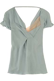 Tsavolite cotton jersey top