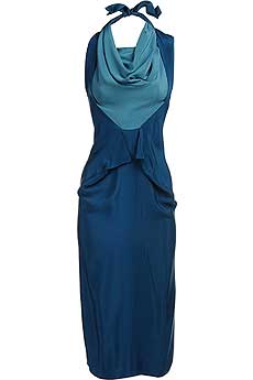 Roland Mouret Zinc Silk Dress