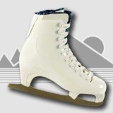 ROLLER DERBY LAKE PLACID - MOULDED ICE CHILDRENS ICE SKATES WHITE SIZE UK5
