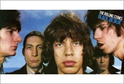 ROLLING STONES Black and Blue Music Poster