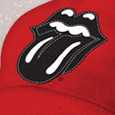 Rolling Stones Black Tongue Logo Red