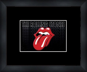 rolling stones Classic - Custom Framed Print Framed Music Prints and Poster