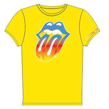 Rolling Stones Classic Yellow T-Shirt