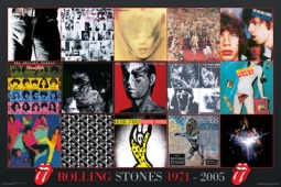 ROLLING STONES Discography Music Poster
