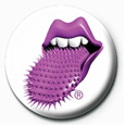 Rolling Stones Lips Spikey Button Badges