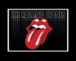 ROLLING STONES Tongue Matted Print Matted Print