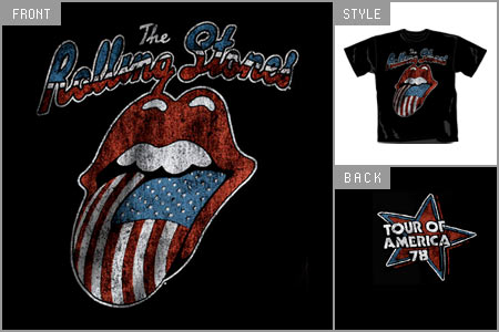 Rolling Stones (Tour Of USA) T-shirt