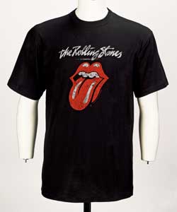 Rolling Stones Vintage Tongue Licensed Tee Shirt - Large