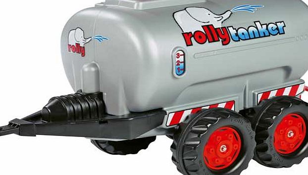 Rolly Silver Twin Axle Tanker for Childs Tractor