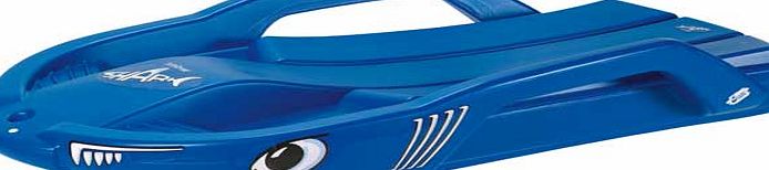 Rolly Snow Shark Sledge - Blue