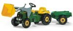 Rolly Toys John Deere Pedal Tractor, Loader and Trailer